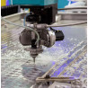 Waterjet cutting board